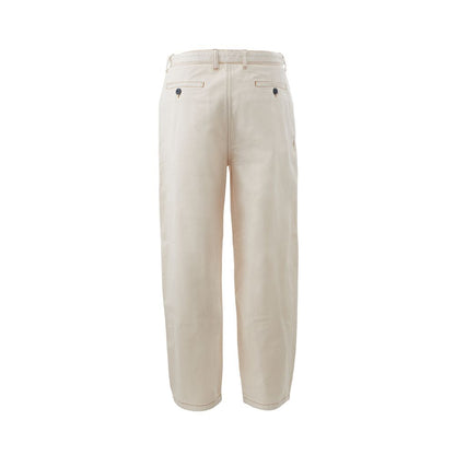  - Beige Cotton Chic Trousers