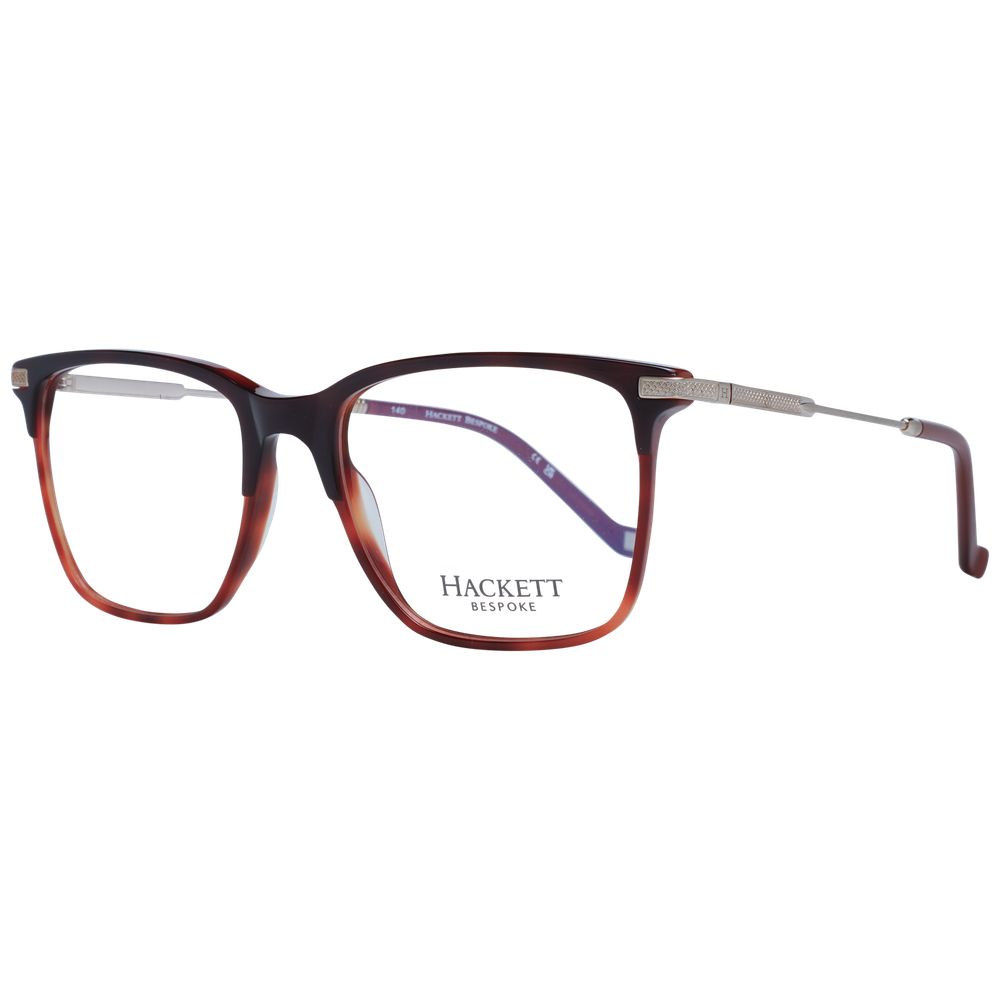 Hackett Brown Men's Optical Frames – Square Full-Rim, 53mm
