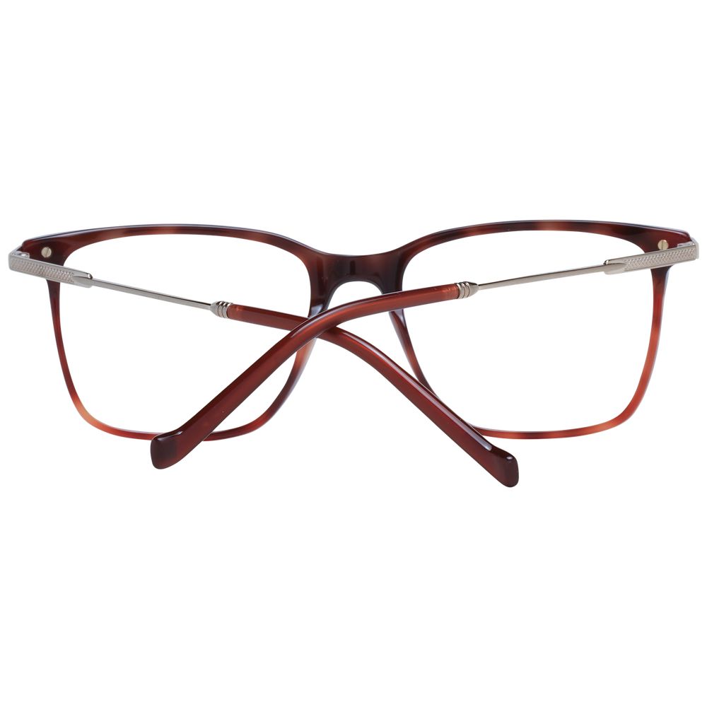 Hackett Brown Men's Optical Frames – Square Full-Rim, 53mm
