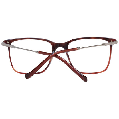 Hackett Brown Men's Optical Frames – Square Full-Rim, 53mm