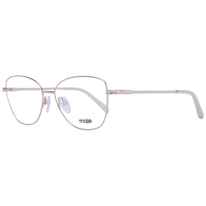 Maje Women’s Optical Glasses – Rose Gold Square Frame, 54mm