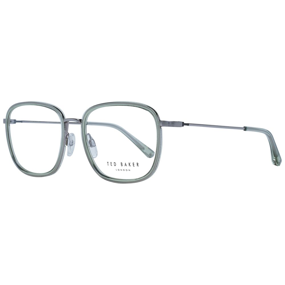 Ted Baker Men’s Optical Glasses – Green Square Frame, 51mm