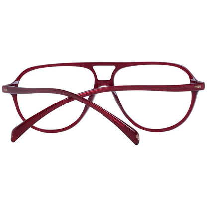 Maje Women's Optical Frames – Red Full-Rim Design, 55mm