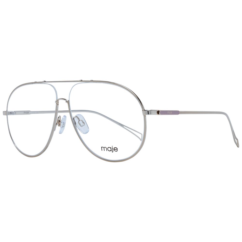 Maje Women’s Optical Frames – Gold Full-Rim Design, 56mm