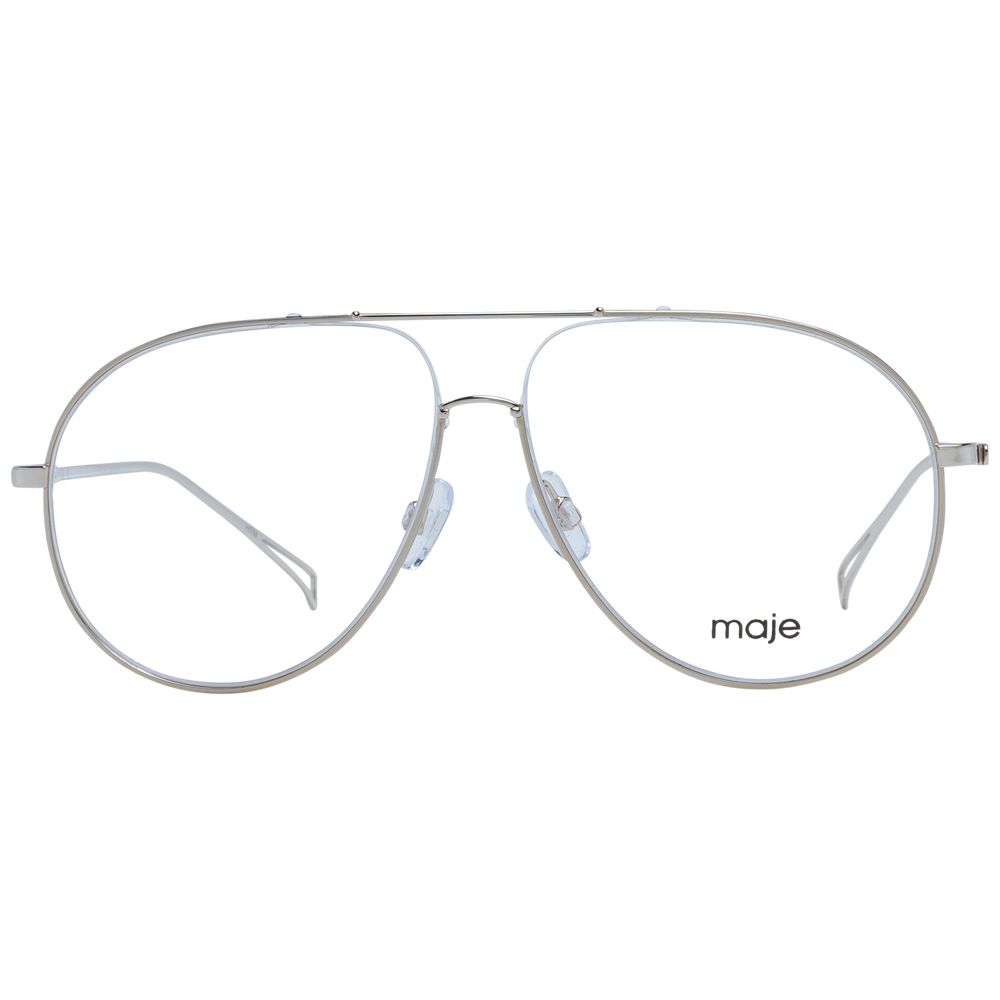 Maje Women’s Optical Frames – Gold Full-Rim Design, 56mm