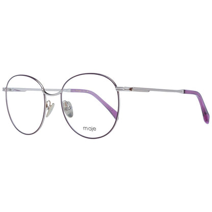 Maje Women’s Optical Glasses – Purple Round Frame, 55mm