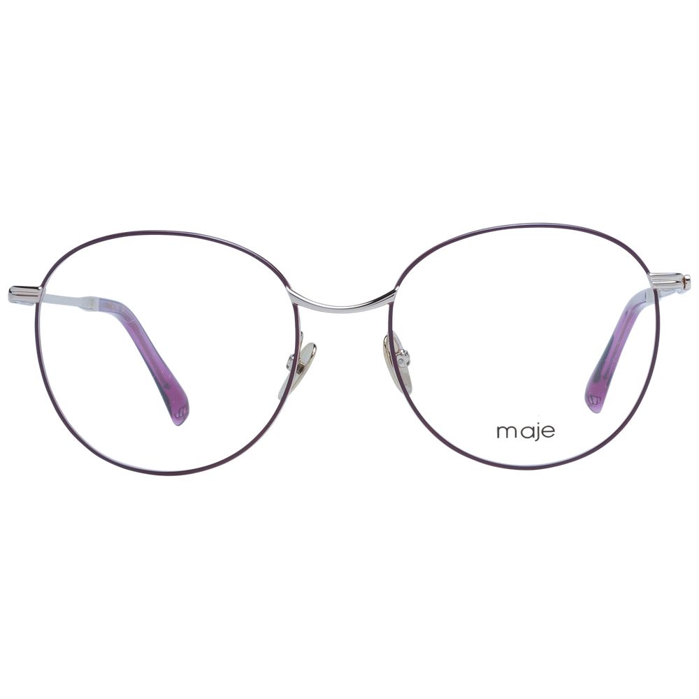 Maje Women’s Optical Glasses – Purple Round Frame, 55mm