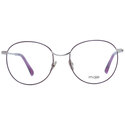 Maje Women’s Optical Glasses – Purple Round Frame, 55mm