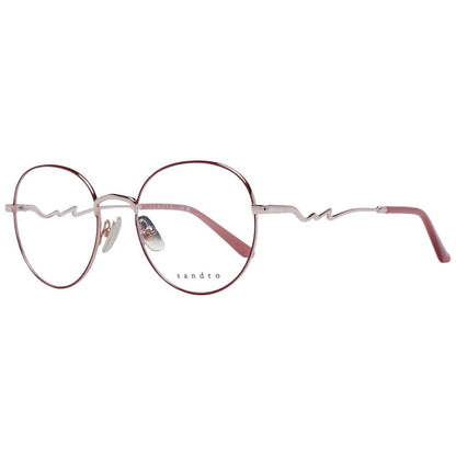 Sandro Women’s Optical Glasses – Red Round Frame, 51mm