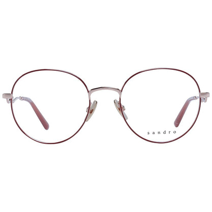 Sandro Women’s Optical Glasses – Red Round Frame, 51mm