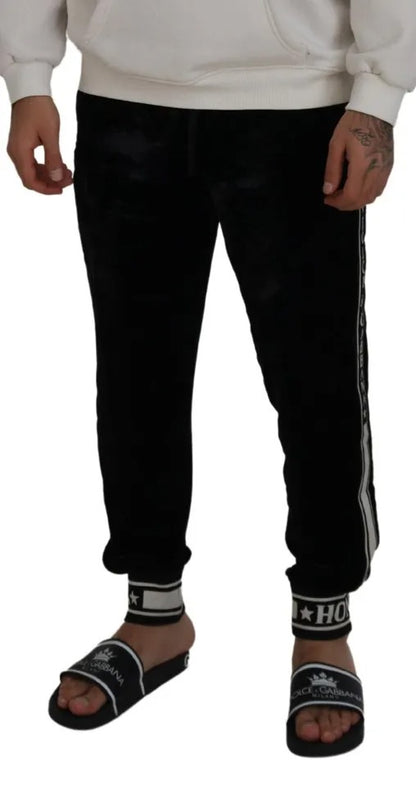  - Black Jogger Jogging Trouser Cotton Pants