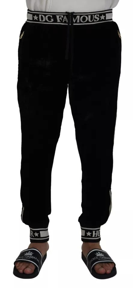  - Black Jogger Jogging Trouser Cotton Pants