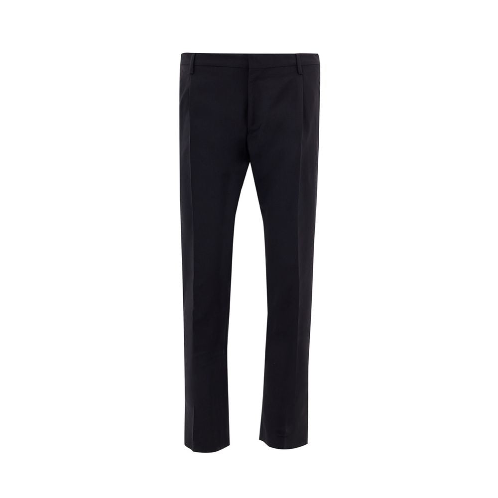  - Black Wool Jeans & Pant