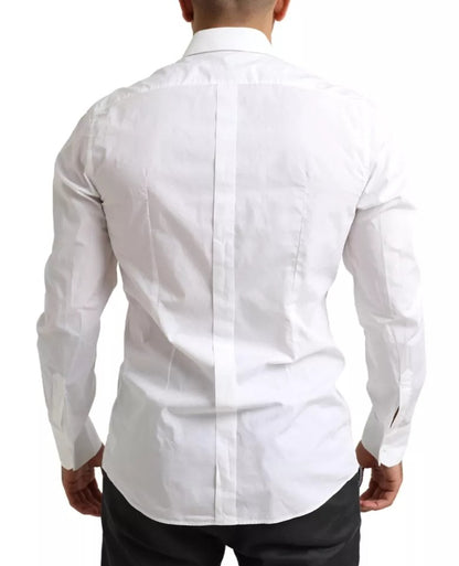  - White GOLD Formal Cotton Tuxedo Dress Shirt