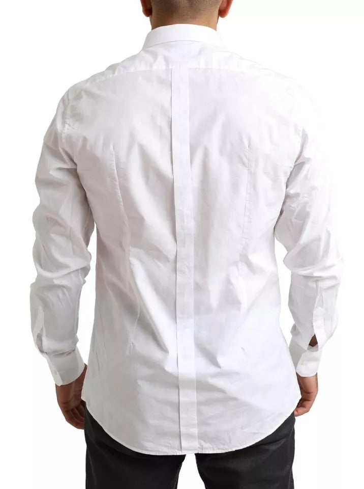  - White GOLD Formal Cotton Tuxedo Dress Shirt