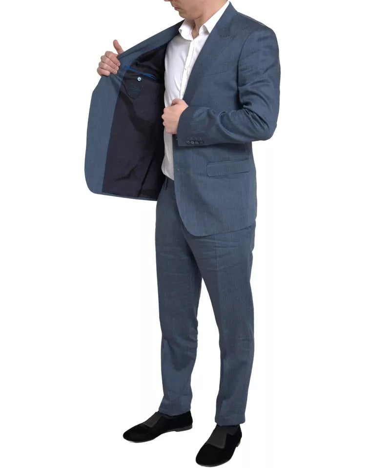 Blue 2 Piece Single Breasted NAPOLI Suit