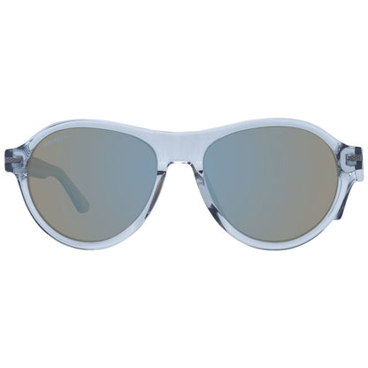 Serengeti Transparent Men’s Sunglasses – Round Frames with Brown Lenses, 56mm