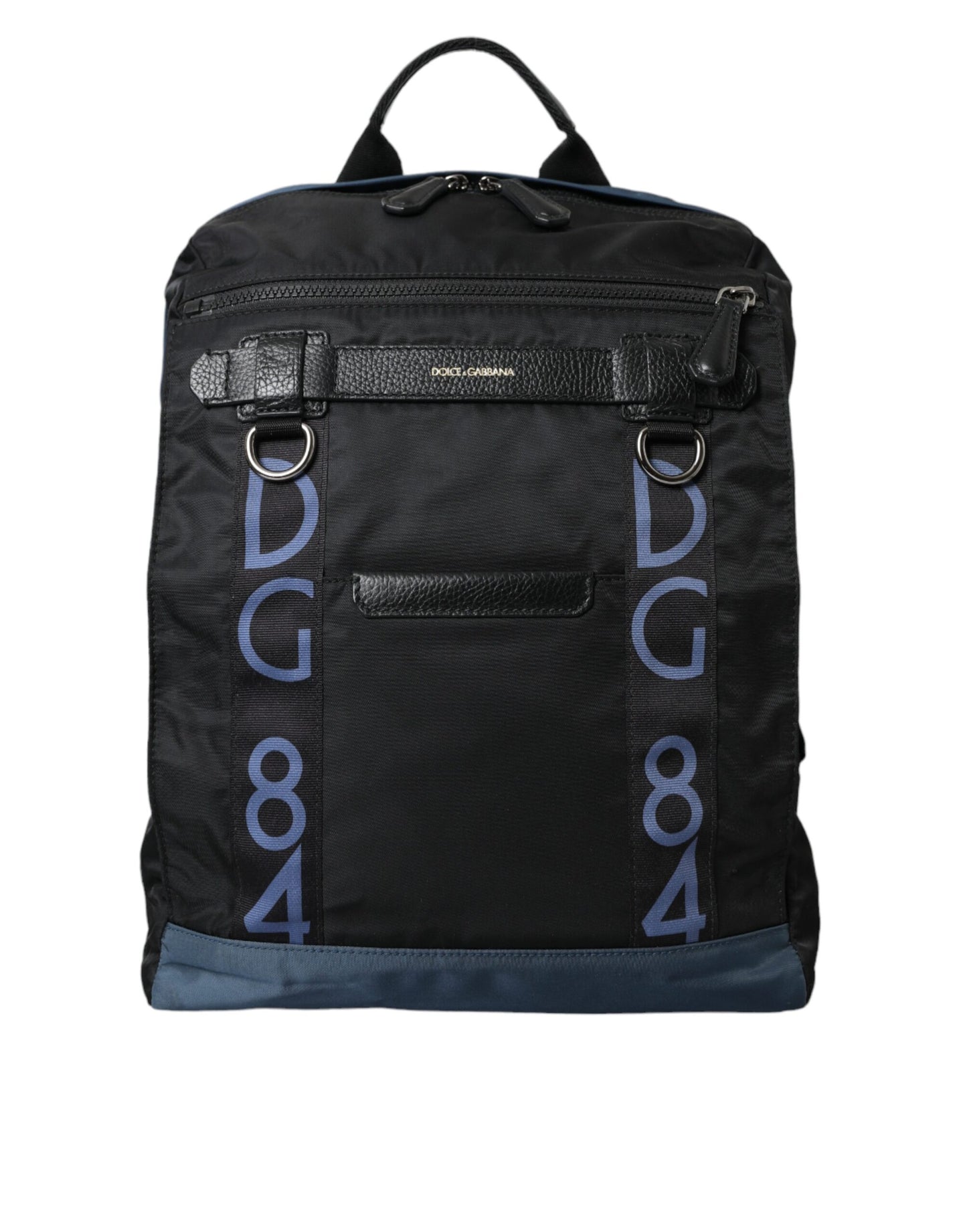 Black Nylon DG Logo School Backpack Men Bag - The Luxe Alliance