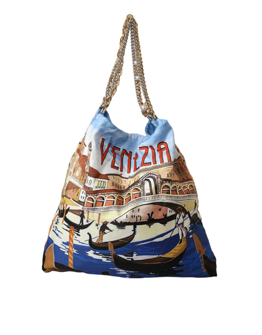 Multicolor Venezia Canvas Women Shopping Tote Bag - The Luxe Alliance