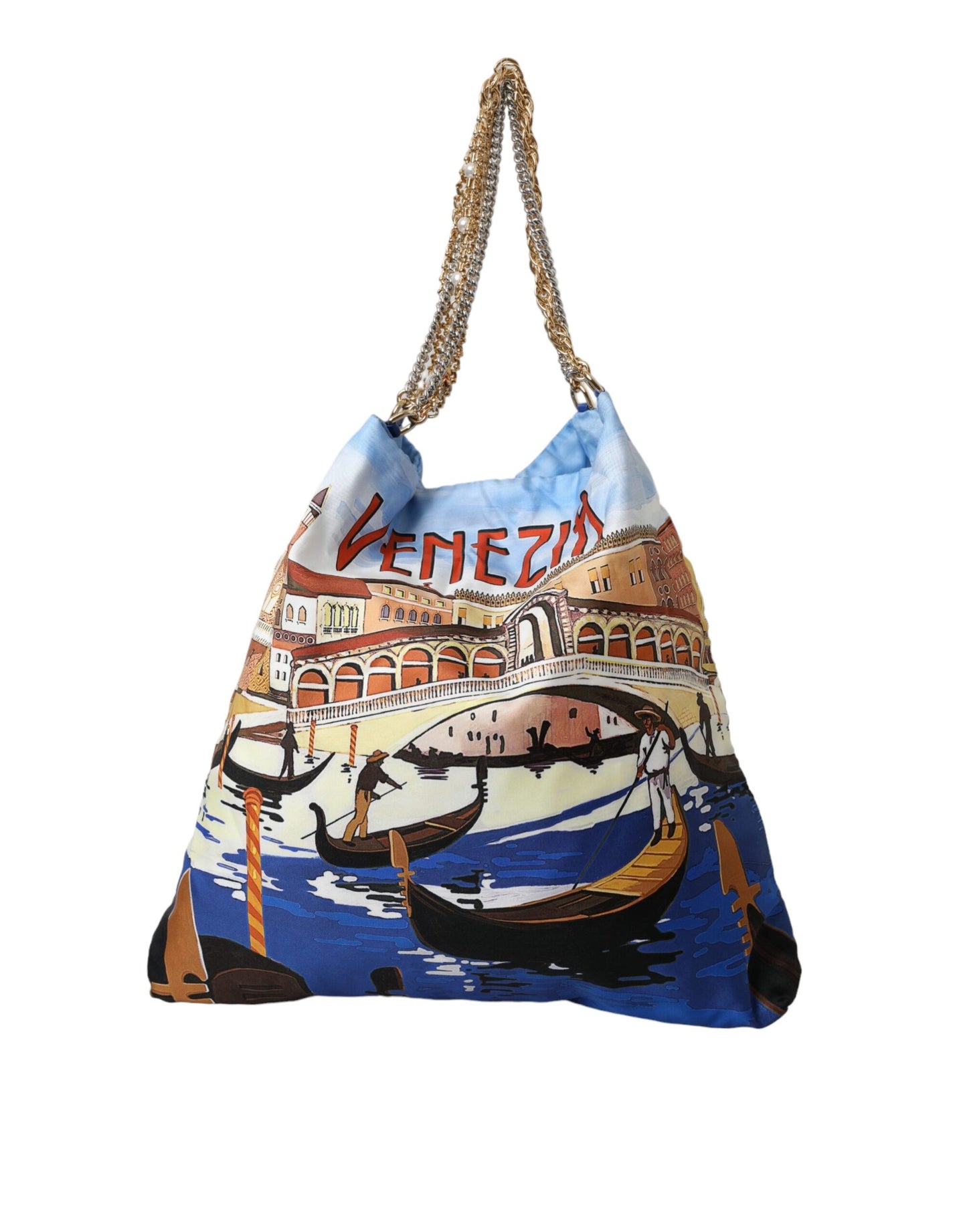 Multicolor Venezia Canvas Women Shopping Tote Bag - The Luxe Alliance