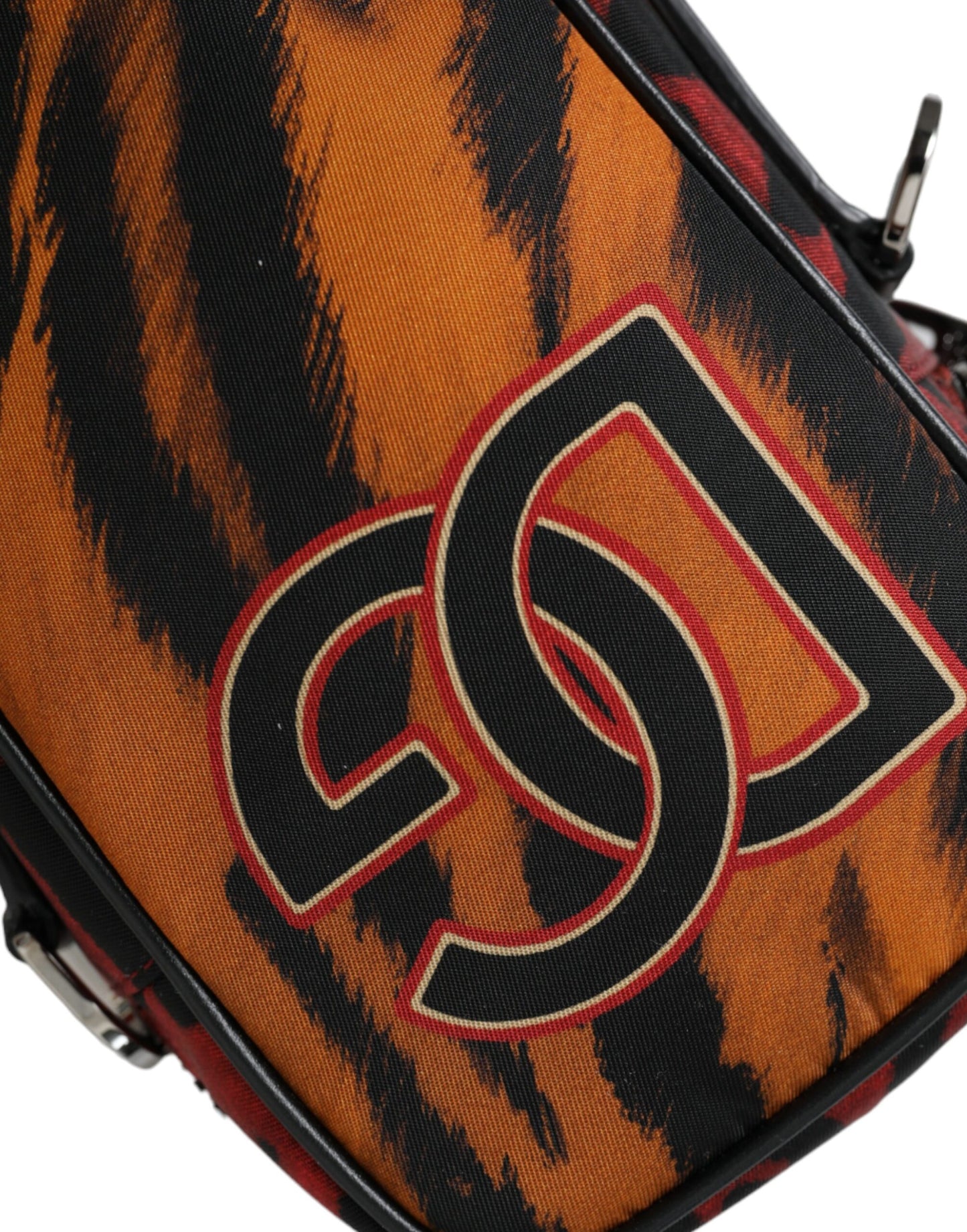 Multicolor Tiger Print Nylon Logo Cross Body Bag - The Luxe Alliance