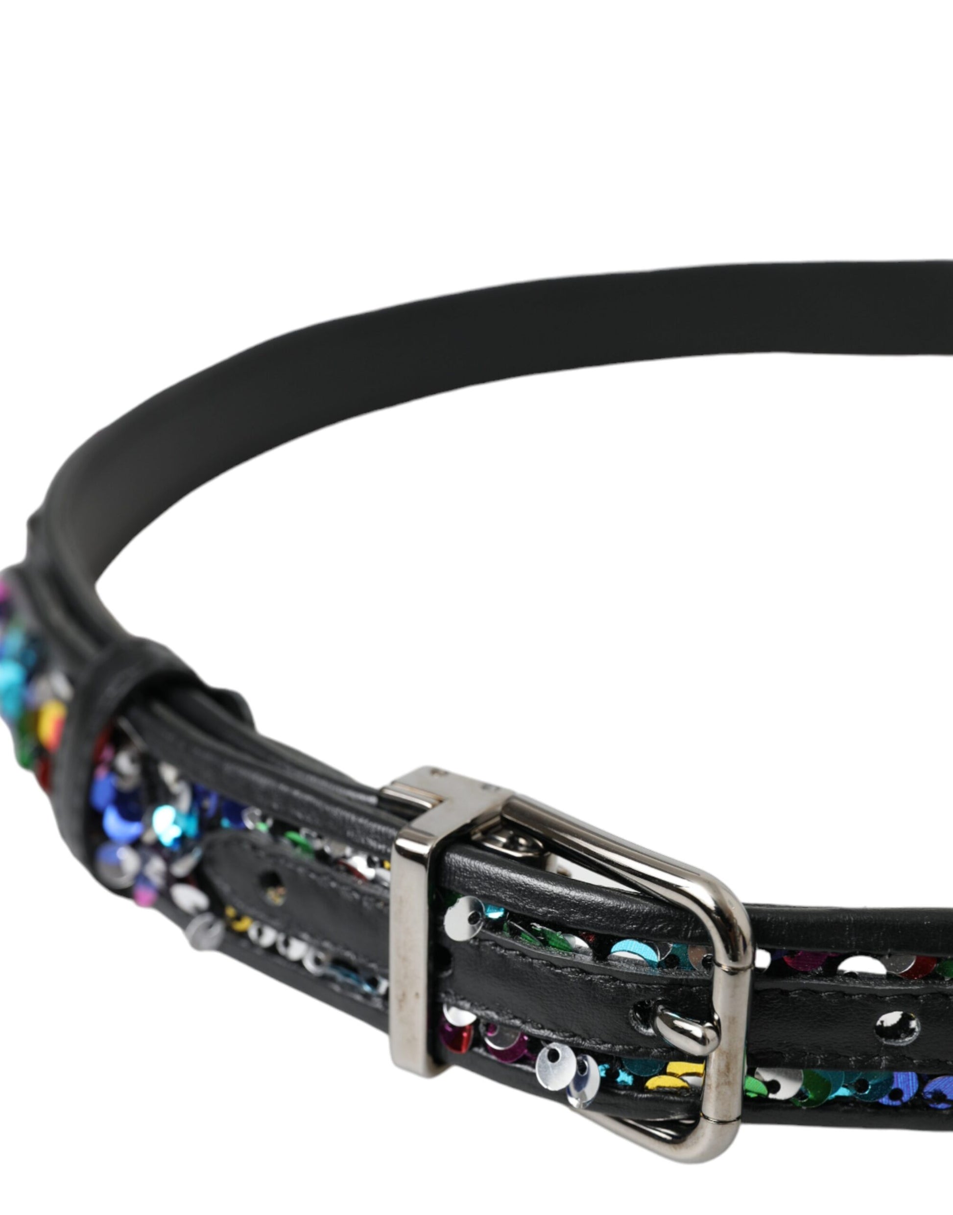 Multicoloured Sequin Belt