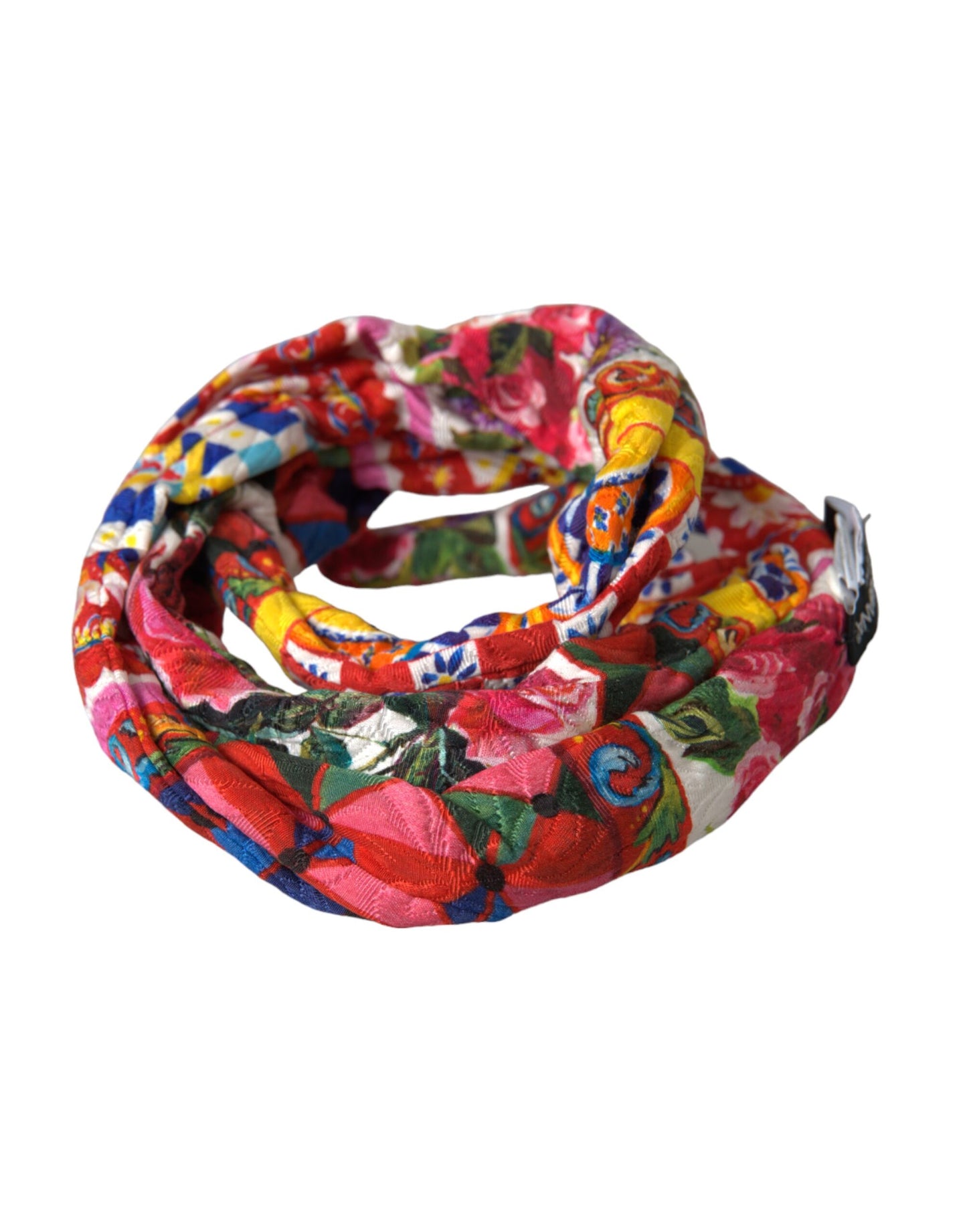  - Multicolor Carretto Print Waist Belt