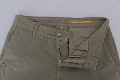 Beige Slim Fit Chinos for Sophisticated Style - The Luxe Alliance