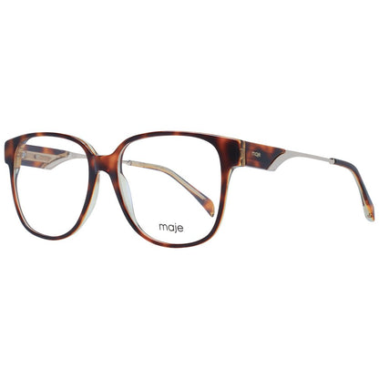 Maje Women’s Optical Frames – Brown Square Full-Rim, 54mm
