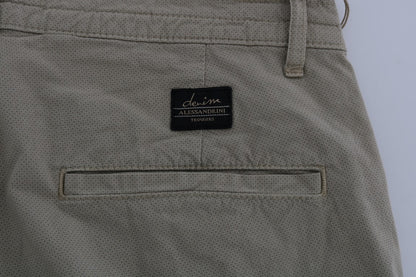 Beige Slim Fit Chinos for Sophisticated Style - The Luxe Alliance