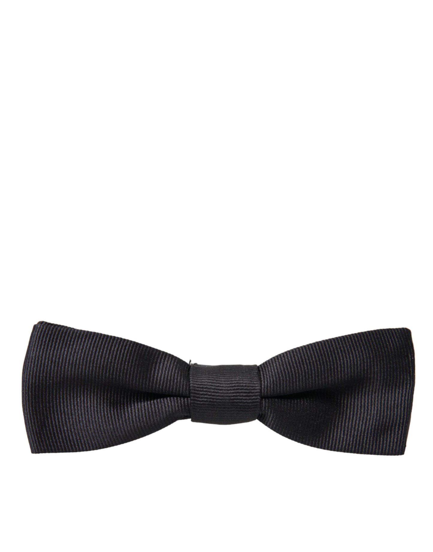  - Black Silk Adjustable Neck Men Bow Tie