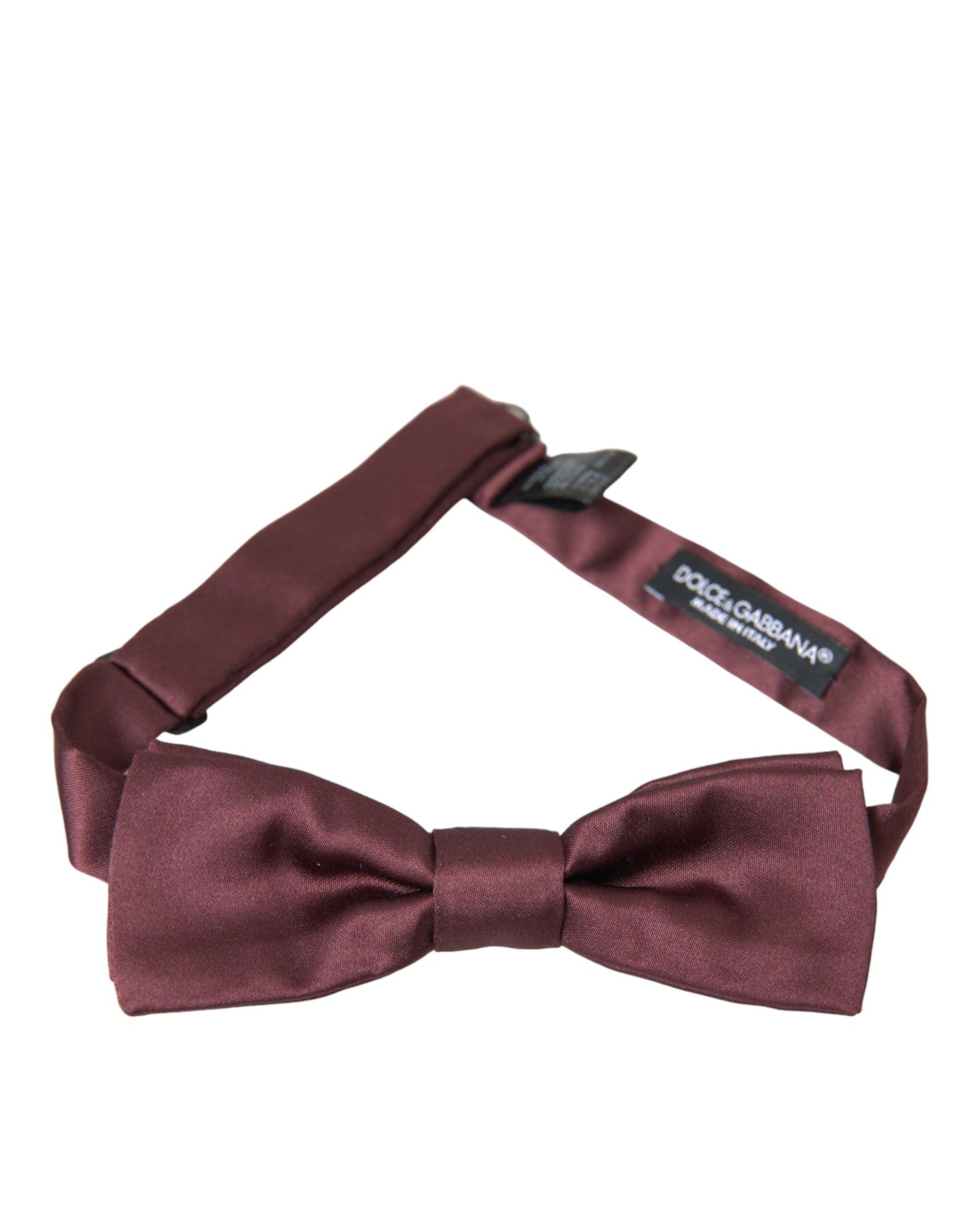  - Brown Silk Adjustable Neck Men Bow Tie