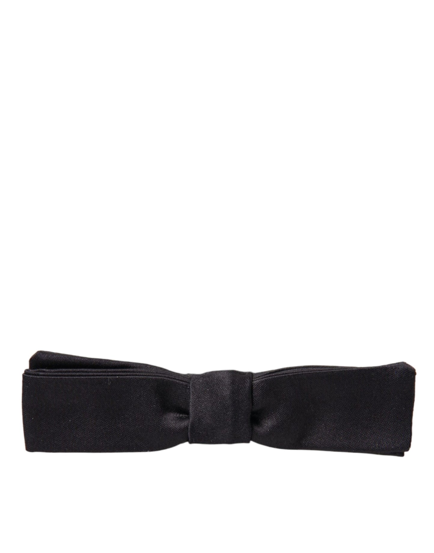  - Dark Gray Silk Adjustable Neck Men Bow Tie