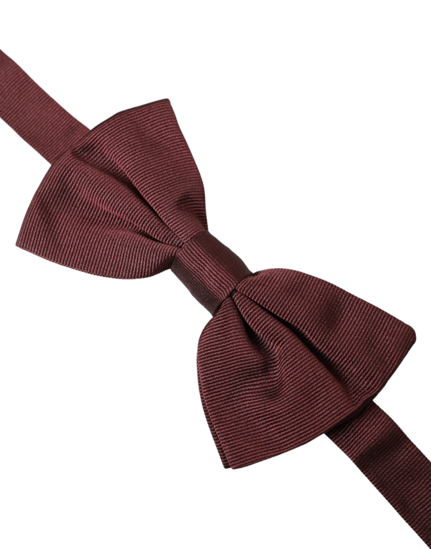  - Maroon Silk Adjustable Neck Men Bow Tie