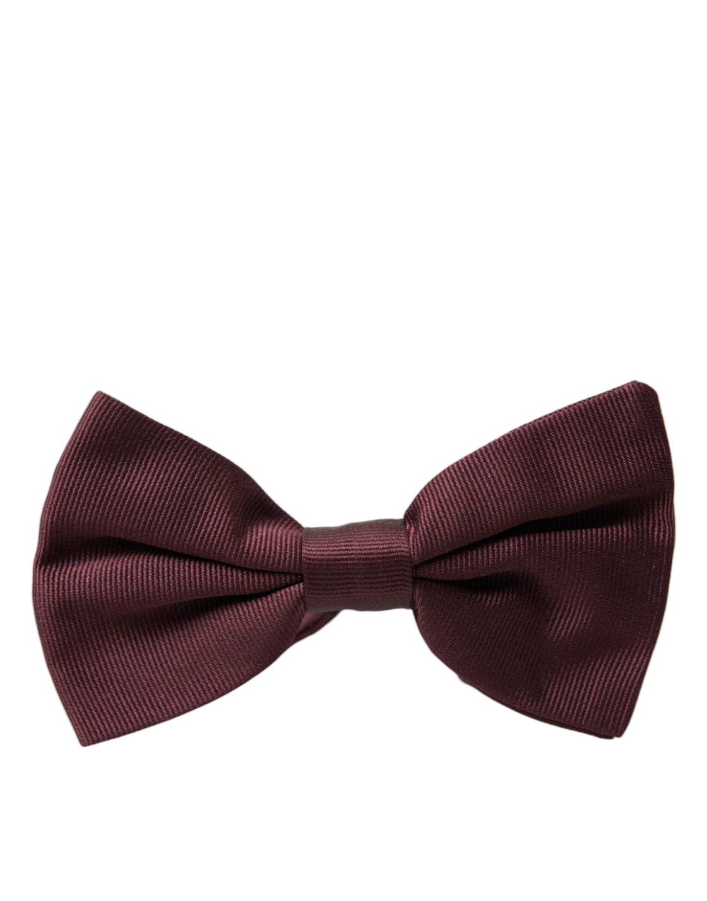  - Maroon Silk Adjustable Neck Men Bow Tie