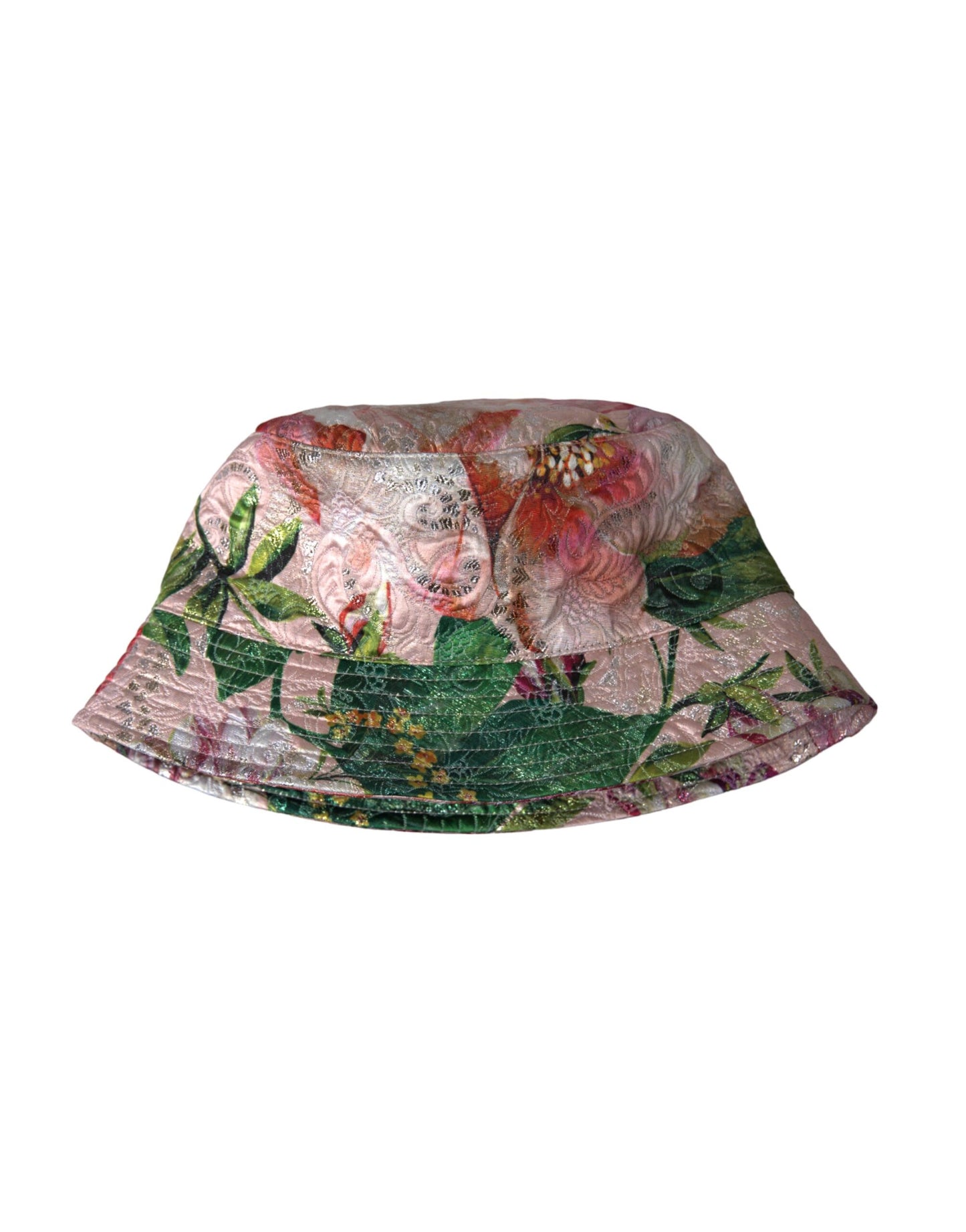  - Multicolor Floral Jacquard Bucket Hat Men