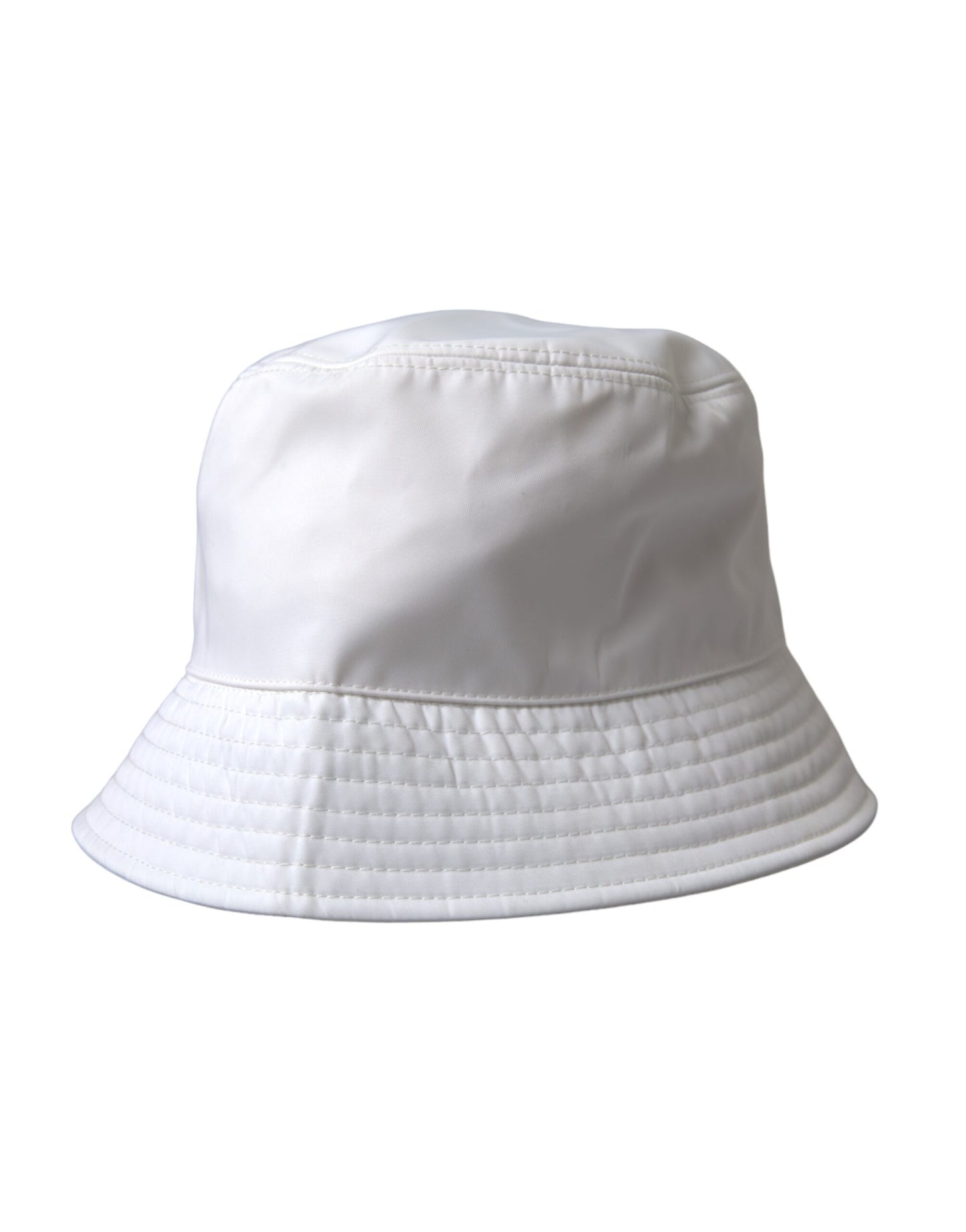  - White Cotton Cap Bucket Capello Hat Men