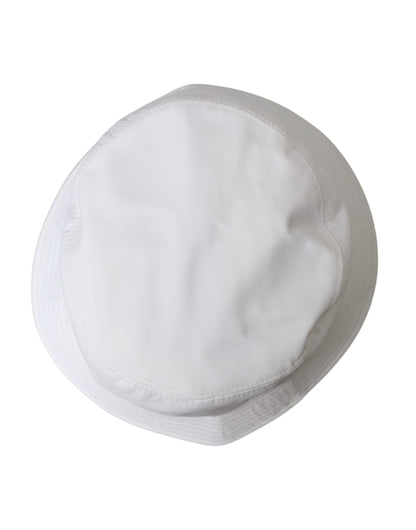  - White Cotton Cap Bucket Capello Hat Men