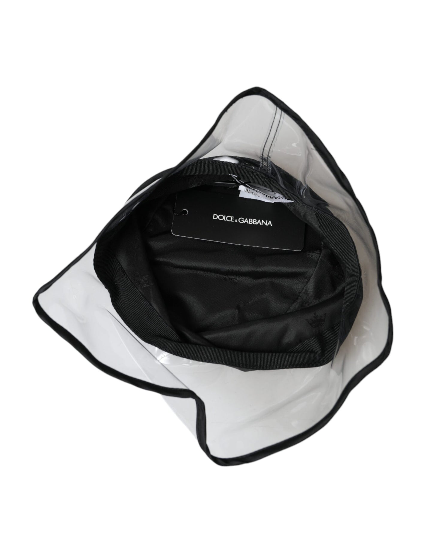  - Black Polyester Plastic Bucket Hat Men