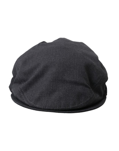  - Gray Cotton Cloth Newsboy Hat Men