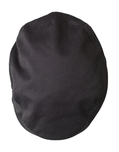  - Gray Cotton Cloth Newsboy Hat Men