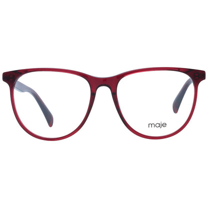 Maje Women’s Optical Glasses – Red Round Frame, 53mm
