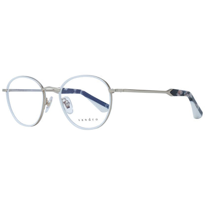 Sandro Women’s Optical Glasses – White Oval Frame, 48mm