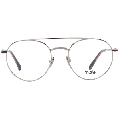 Maje Women’s Optical Frames – Gold Full-Rim, 50mm
