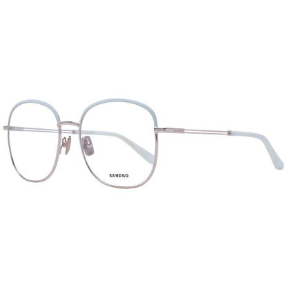Sandro Women's Optical Glasses – White Square Frame, 53mm