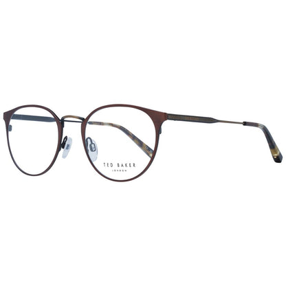 Ted Baker Men’s Optical Frames – Brown Round Full-Rim