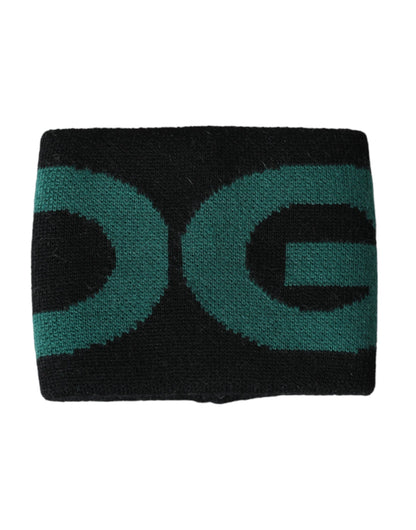  - Black Green Wool Logo #DGMILLENNIALS Wristband