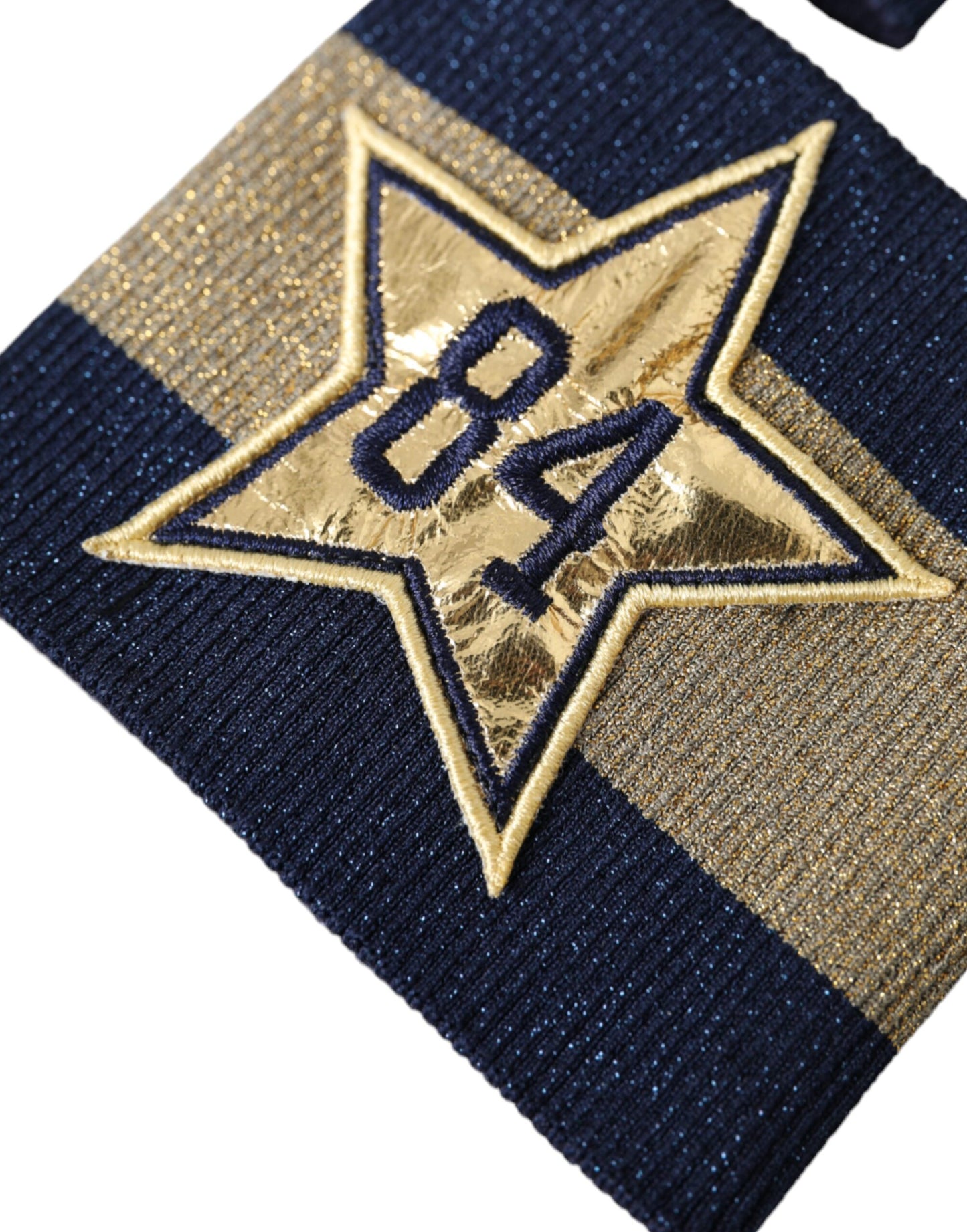  - Black Gold Logo Star 84 Viscose Wristband