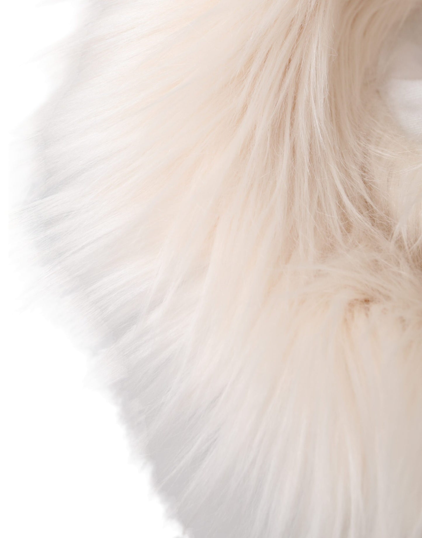 Dolce & Gabbana White Acrylic Fur Women's Bucket Hat