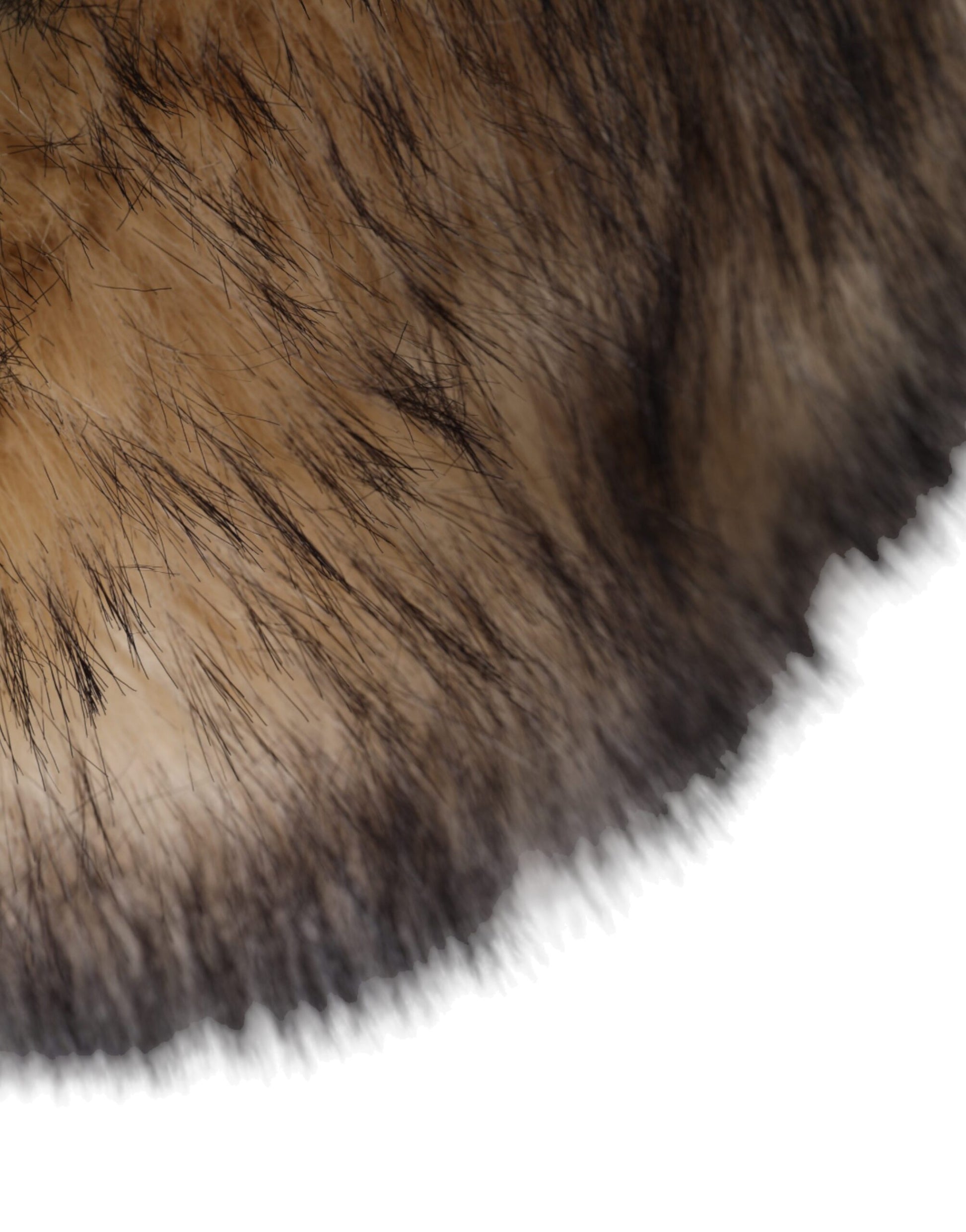 Dolce & Gabbana Brown Faux Fur Fedora Hat